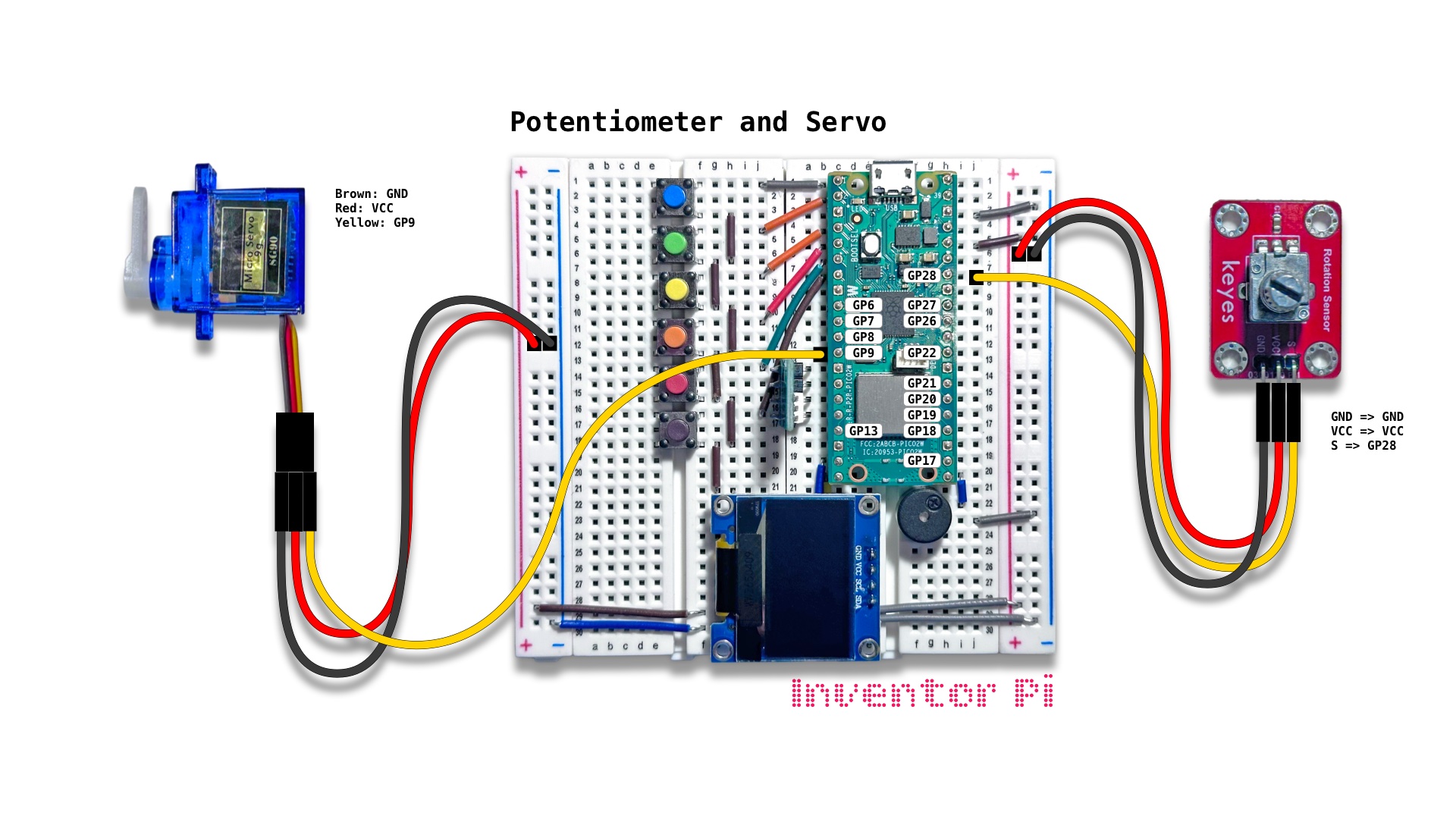 Potentiometer and Servo