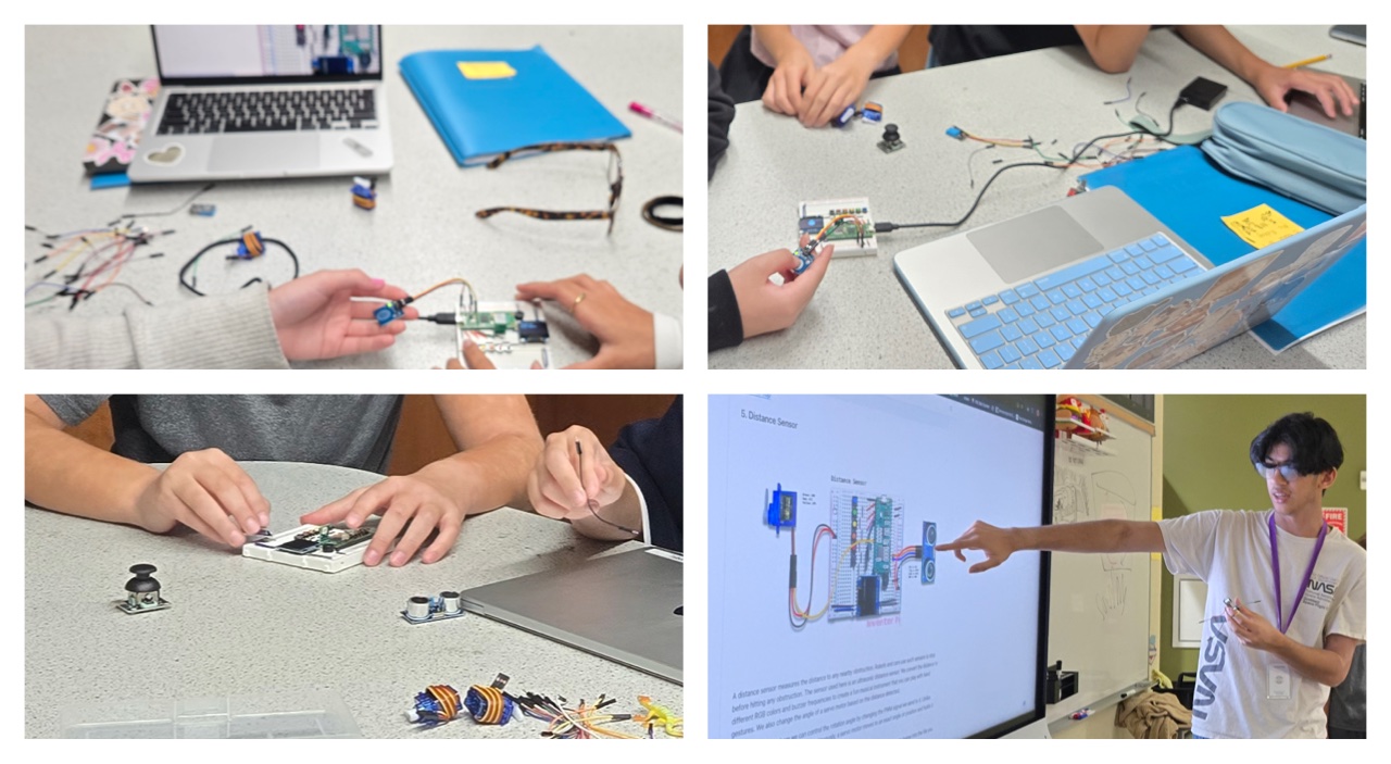 Introduction to Electronics Workshop at Atlanta International School