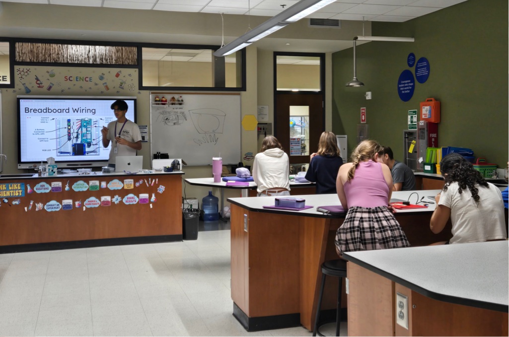 Introduction to Electronics Workshop at Atlanta International School