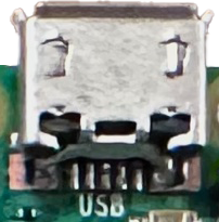 Micro USB Port on Pico