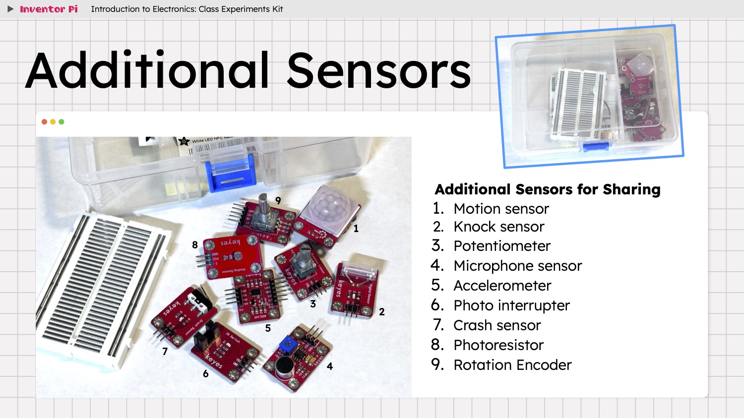Additional Sensors